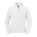 Weiß - Front - Russell Herren Authentic Zip Sweatshirt