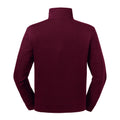 Burgunder - Back - Russell Herren Authentic Zip Sweatshirt