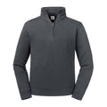 Grau - Front - Russell Herren Authentic Zip Sweatshirt