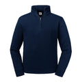 Marineblau - Front - Russell Herren Authentic Zip Sweatshirt