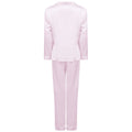 Helles Pink - Back - Towel City - Schlafanzug mit langer Hose für Damen