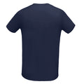 Marineblau - Back - SOLS Herren Martin T-Shirt