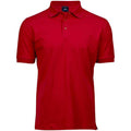 Rot - Front - Tee Jays - "Luxury" Poloshirt Stretch für Herren