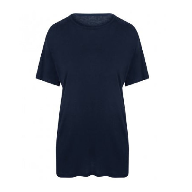 Marineblau - Front - Ecologie Herren Daintree EcoViskose T-Shirt