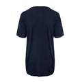 Marineblau - Back - Ecologie Herren Daintree EcoViskose T-Shirt