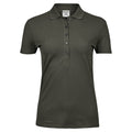 Tiefgrün - Front - Tee Jays - "Luxury" Poloshirt Stretch für Damen