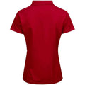 Rot - Back - Tee Jays - "Luxury" Poloshirt Stretch für Damen