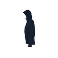 Marineblau - Lifestyle - SOLS Damen Replay Softshell-Jacke mit Kapuze, atmungsaktiv, winddicht, wasserabweisend