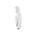 Weiß - Lifestyle - SOLS Damen Replay Softshell-Jacke mit Kapuze, atmungsaktiv, winddicht, wasserabweisend