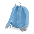 Himmelblau-Hellgrau - Back - BagBase Mini Fashion Rucksack