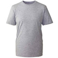Grau - Front - Anthem - T-Shirt, aus biologischem Anbau für Herren