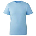 Hellblau - Front - Anthem - T-Shirt, aus biologischem Anbau für Herren