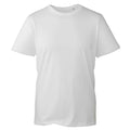 Weiß - Front - Anthem - T-Shirt, aus biologischem Anbau für Herren