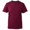 Burgunder - Front - Anthem - T-Shirt, aus biologischem Anbau für Herren