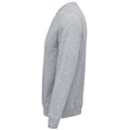 Grau meliert - Close up - SOLS - "Comet" Sweatshirt Baumwolle aus biologischem Anbau für Herren-Damen Unisex