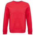 Rot - Front - SOLS - "Comet" Sweatshirt Baumwolle aus biologischem Anbau für Herren-Damen Unisex