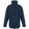 Marineblau - Back - Result Genuine Recycled - "Micro" Fleece, Reißverschluss für Kinder