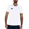 Weiß - Side - Canterbury - "Club Dry" T-Shirt für Herren-Damen Unisex