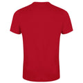 Rot - Back - Canterbury - "Club Dry" T-Shirt für Herren-Damen Unisex
