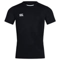 Schwarz - Front - Canterbury - "Club Dry" T-Shirt für Herren-Damen Unisex