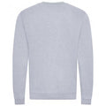 Grau meliert - Back - Awdis - Sweatshirt, aus biologischem Anbau für Herren