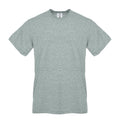 Grün meliert - Front - Next Level - "Snow" T-Shirt, Mit Wildleder-ähnlicher Oberfläche für Herren-Damen Unisex
