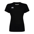 Schwarz - Front - Canterbury - "Club Dry" T-Shirt für Damen