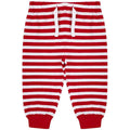 Rot-Weiß - Front - Larkwood - Baby Loungehose