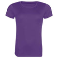 Violett - Front - Awdis - "Cool" T-Shirt recyceltes Material für Damen
