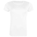 Arktisch Weiß - Front - Awdis - "Cool" T-Shirt recyceltes Material für Damen