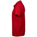 Rot - Side - Tee Jays - "Power" Poloshirt Baumwolle aus biologischem Anbau für Herren