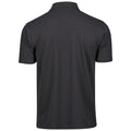 Dunkelgrau - Back - Tee Jays - "Power" Poloshirt Baumwolle aus biologischem Anbau für Herren