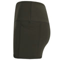 Olivgrün - Side - Tombo - Shorts für Damen