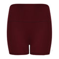 Weinrot - Front - Tombo - Shorts für Damen