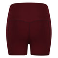 Weinrot - Back - Tombo - Shorts für Damen