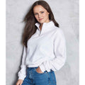 Arktisch Weiß - Back - Awdis - Sweatshirt kurz geschnitten für Damen