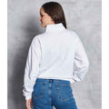 Arktisch Weiß - Side - Awdis - Sweatshirt kurz geschnitten für Damen