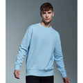 Hellblau - Back - Anthem - Sweatshirt Baumwolle aus biologischem Anbau für Herren-Damen Unisex