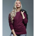 Burgunderrot - Back - Anthem - Sweatshirt Baumwolle aus biologischem Anbau für Herren-Damen Unisex
