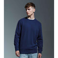 Marineblau - Back - Anthem - Sweatshirt Baumwolle aus biologischem Anbau für Herren-Damen Unisex