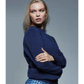 Marineblau - Side - Anthem - Sweatshirt Baumwolle aus biologischem Anbau für Herren-Damen Unisex