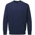 Marineblau - Front - Anthem - Sweatshirt Baumwolle aus biologischem Anbau für Herren-Damen Unisex