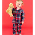 Rot-Marineblau - Back - Larkwood - Schlafanzug für Baby