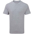 Grau meliert - Front - Anthem - T-Shirt Schwer für Herren-Damen Unisex