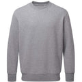 Grau meliert - Front - Anthem - Sweatshirt Baumwolle aus biologischem Anbau für Herren-Damen Unisex