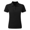Schwarz - Front - Premier - Poloshirt für Damen
