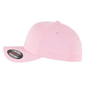 Pink - Back - Flexfit - Baseball-Mütze für Herren-Damen Unisex