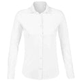Aufgehelltes Weiß - Front - NEOBLU - "Balthazar" Hemd für Damen Langärmlig
