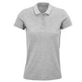 Grau - Front - SOLS - "Planet" Poloshirt Baumwolle aus biologischem Anbau für Damen