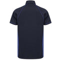 Marineblau-Königsblau - Back - Finden & Hales - Poloshirt für Kinder